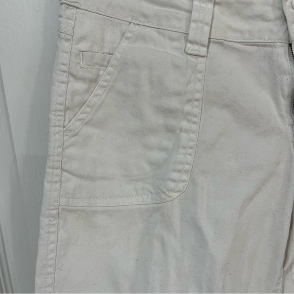 Urban life white cargo style capris with pockets size 5/6 - Picture 4 of 11